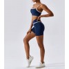 Жіночий комплект Top + Shorts model 194 (Navy) Жіночий комплект Top + Shorts model 194 (Navy)